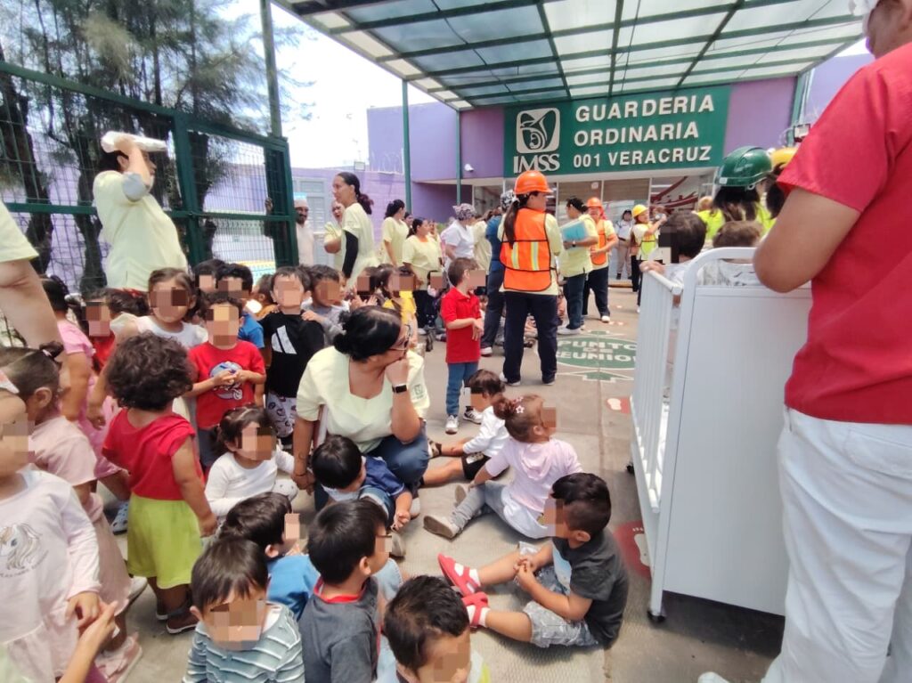 Guardería Ordinaria 001 del IMSS Veracruz Norte realiza simulacro de ...